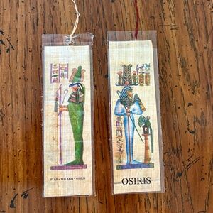 hieroglyphyics bookmarks from Egypt